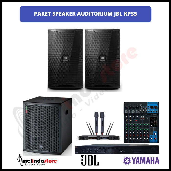 Paket Live Music | Auditorium | PA System | Lapangan | Speaker JBL KPS5 15 Inch | 2 Speaker + 1 Subwoofer